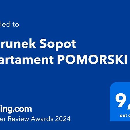 Kierunek Sopot Apartament Pomorski Dış mekan fotoğraf